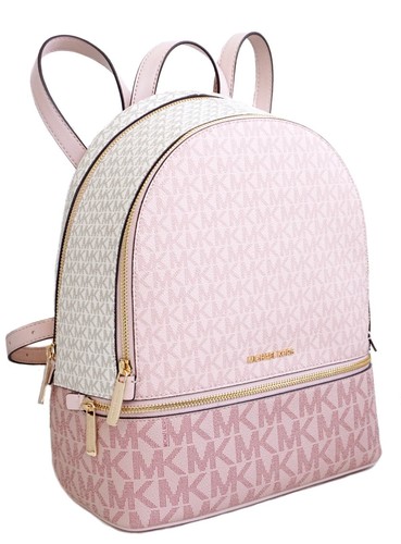 Michael Kors sac à dos sac Rhea Zip Medium PKT Backpack P.Blush Multi neuf - Photo 5 sur 14