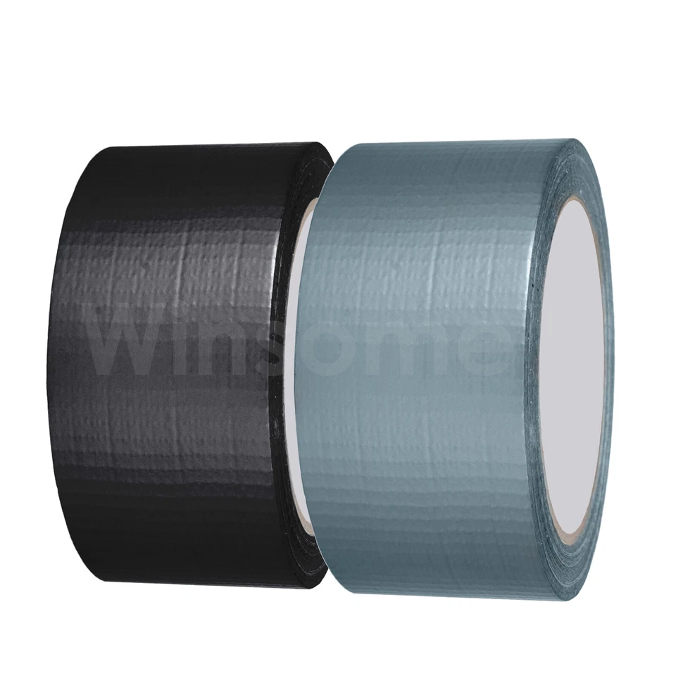WINSOME Duct Gaffer Tape Premium Heavy Duty Waterproof Cloth Gaffar Duck Tape 50m x 50mm