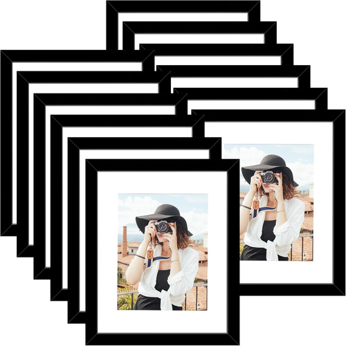 12X16 Picture Frame Set of 12, Display 8.5X11 with Mat or 12X16 without Mat, Pho - 第 1/9 張圖片