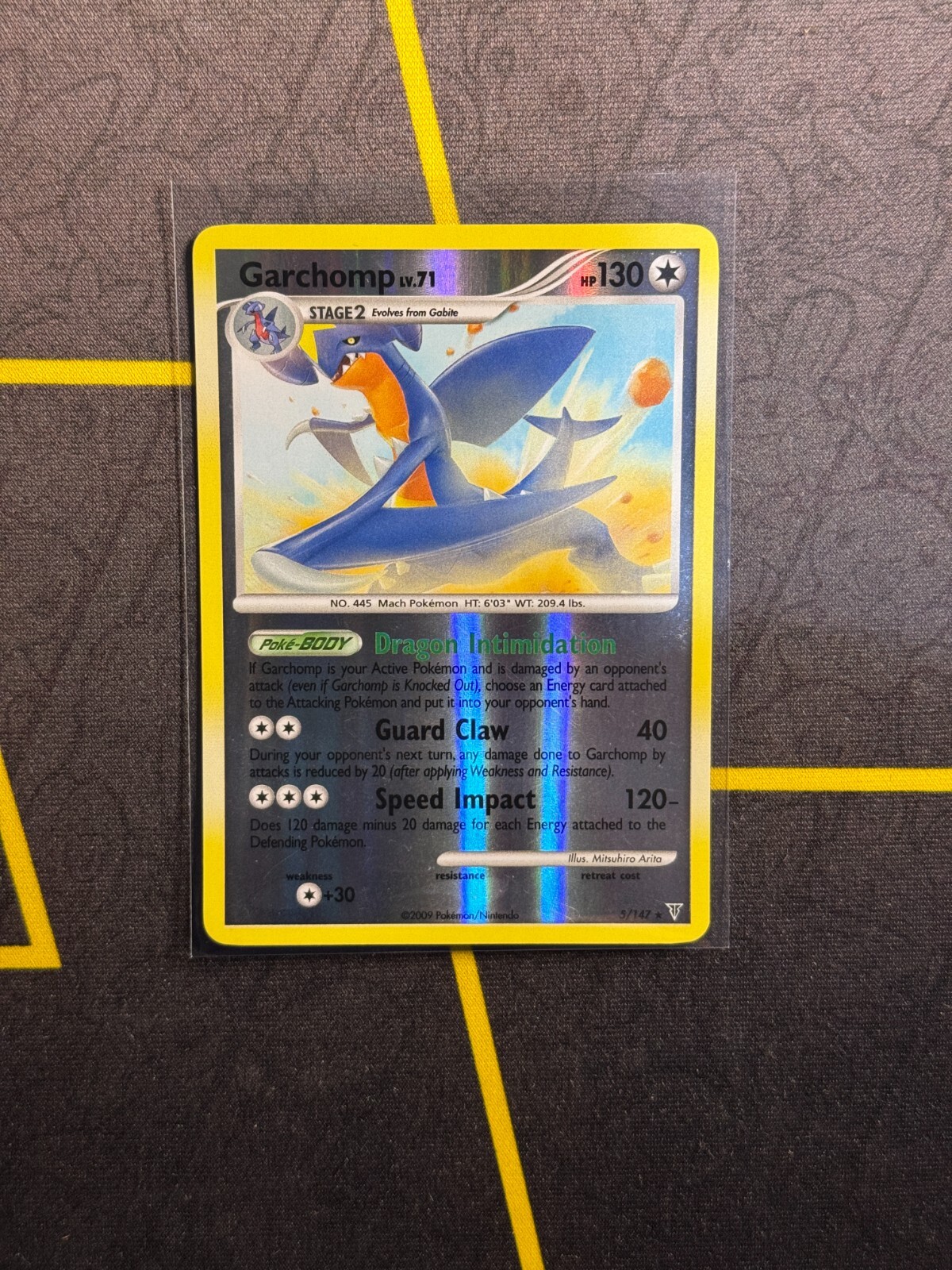 Garchomp 5/147 Reverse Holo Rare Pokemon TCG Platinum Supreme Victors LP