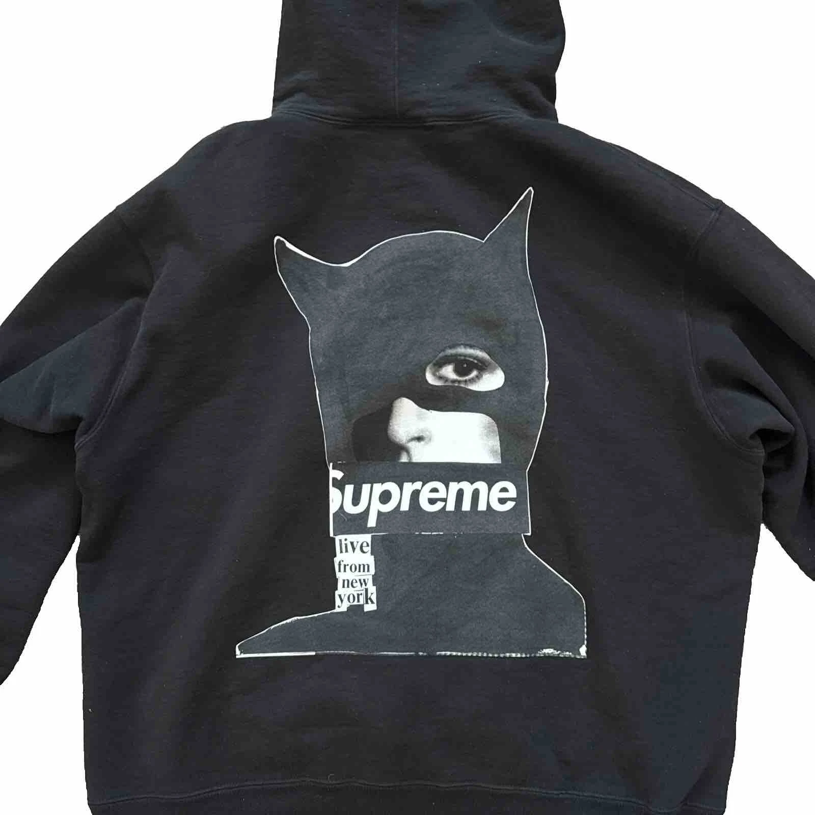Sweat à capuche Supreme Catwoman noir moyen FW23