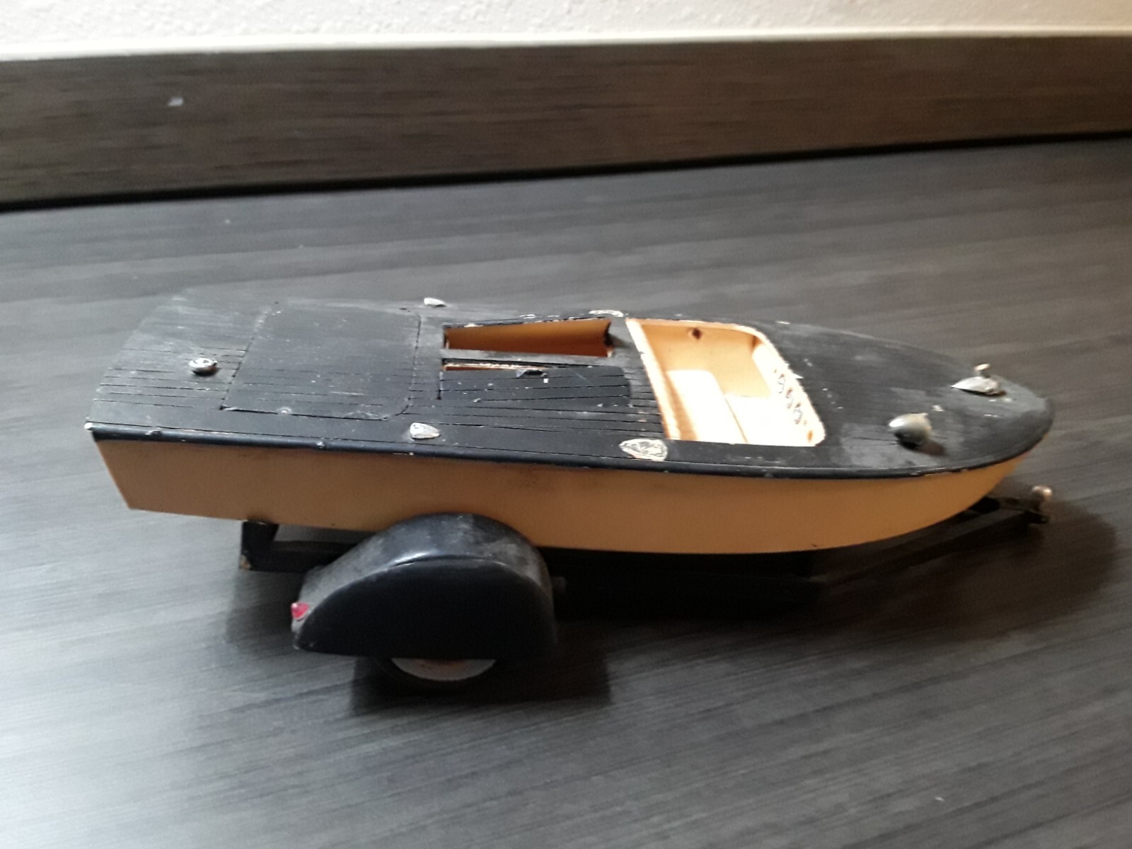 Vintage Boat and trailer model car junkyard parts lot eBay