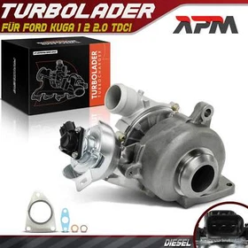Turbolader Abgasturbolader Turbocharger für Ford Kuga 1 2 2.0 TDCi 2008-2016