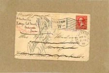 VILLAGE POSTMASTER, GALVESTON, TEXAS (CDS) - FWD TO NEW YORK DRAMATIC MIRROR