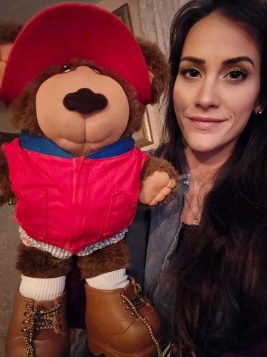 Vintage Pelzfelle Stofftier Plüsch Teddybär - Hank Spitball - Coleco Kohl Patch 85