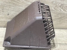 Air Vent Exhaust Cover 4" Dryer Removeable Bird And Rodent Guard Brown