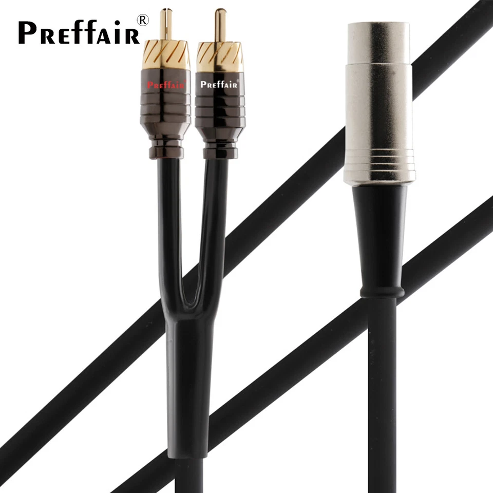 5Pin DIN Male Plug to Dual RCA Male Plug Audio Cable 4N OFC Copper Signal Cord - Image 4 of 4