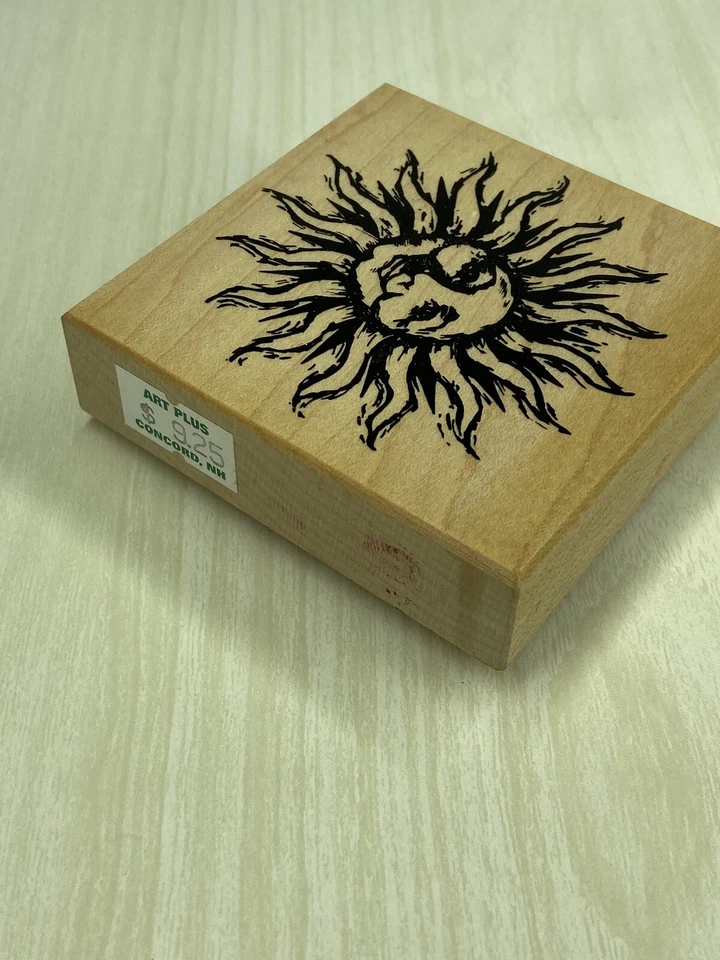 Vtg Celestial Sun G-2556 PSX Rubber Stamp 3” 1999 Y2K - Image 4 of 4