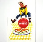 Coca-Cola Coke USA Vinyl Decal Sticker Theme: Vintage Logo Cowboy