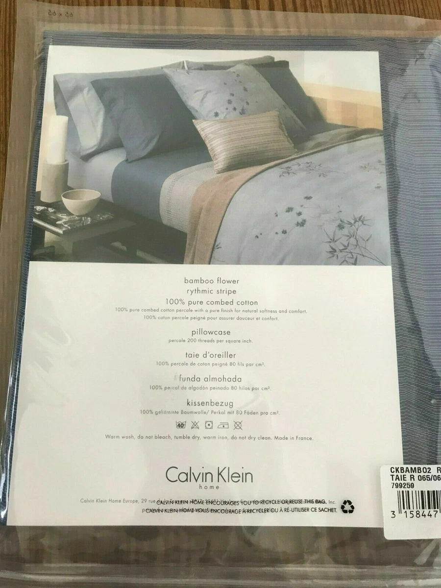 Calvin klein home bamboo flowers bedding 2025 collection