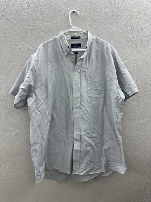 Barrington Mens Shirt Size 18 Gray Short Sleeve Button Up - Image 1 of 4