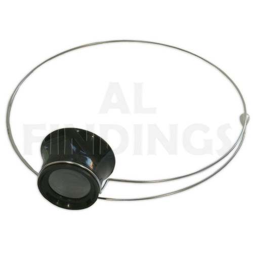 5x Jewellers Watchmakers Eye Glass Loupe Headband Check Gold Silver