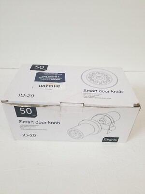 Iulock IU-20 Smart Door Knob W/ Key Pad on Knob Matte Black (Read Description)