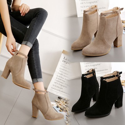 Zapatos de mujer nuevo Otoño Invierno moda botas de mujer tacones altos  botas nw | eBay
