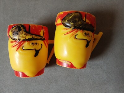LEFTY LEMON FUNNY FACE MUG Advertising Plastic Pillsbury Cup