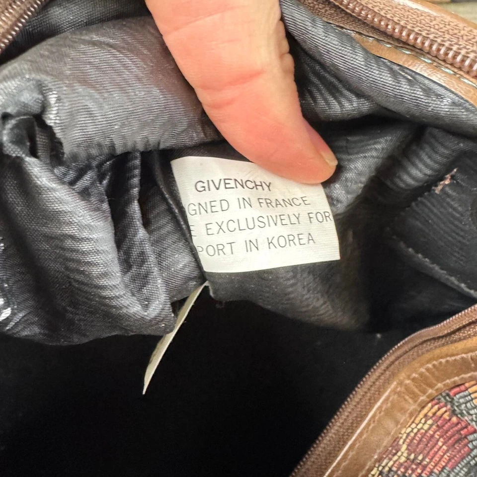 Bolsa de lona floral Givechy vintage años 90 Foto 4 de 4