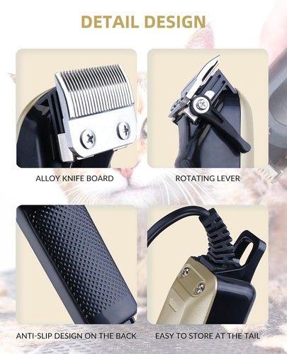 Electric Professional Dog Grooming Clippers, Sheep Shears Pet Grooming Clip - Picture 2 of 24