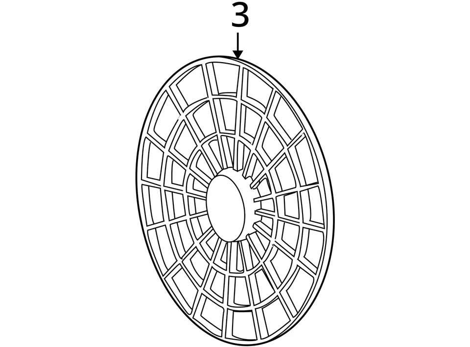SE ADAPTA A LA PALA DEL VENTILADOR PROTECTOR SATURN L300 L200 2000-2005 9129420 - NUEVO OEM 9129420 Foto 3 de 3
