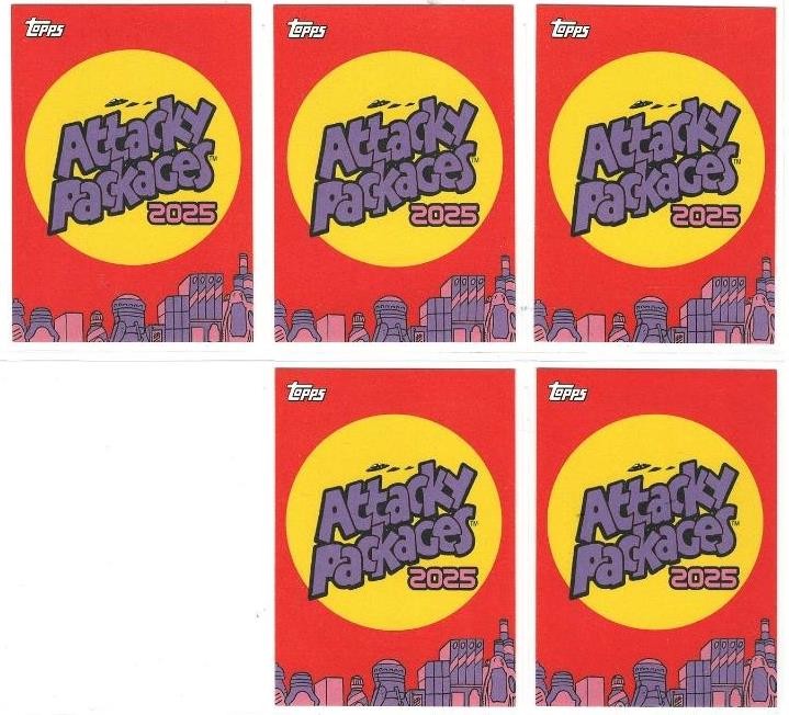 【早い者勝ち】使用済みレトロ封筒 アソートコレクション42枚 2025 Wacky Packages ALL NEW SERIES ATTACKY PACKAGES MARS ATTACKS 5