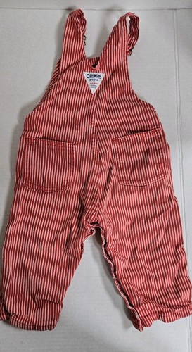 Vintage Oshkosh B'GOSH Vestbak Overalls USA Size 18 Months Red Engineer... - Picture 4 of 6