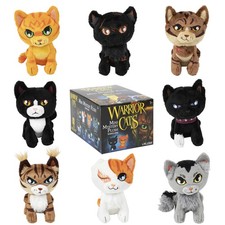 Warrior Cats Mini Mystery Plush Series 1 Blind Box of 8 Official Book Possible