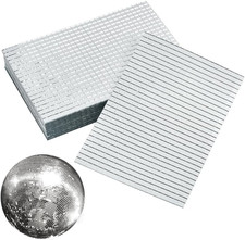 12000Pieces Self-Adhesive Mirror Tiles Disco Ball Mirror Square Mosaic 5 x 5 Mm