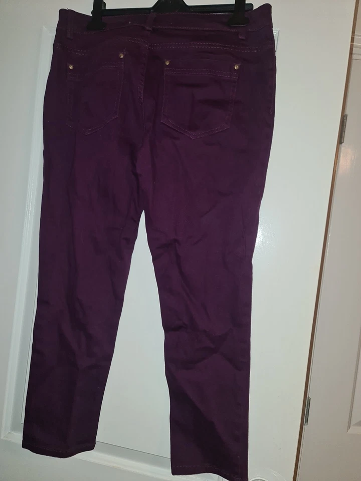 Womens Cherokee Jeans- Purple size 14 - Image 3 of 4