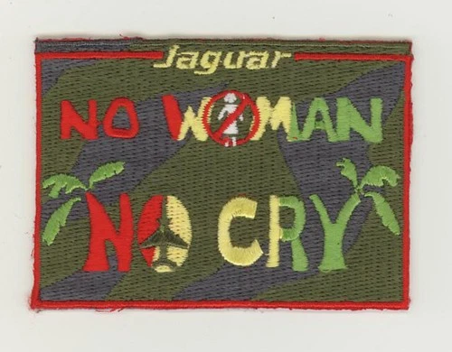 French air force patch EC7 EC2/7 NO WOMAN NO CRY Jaguar A St. Dizier