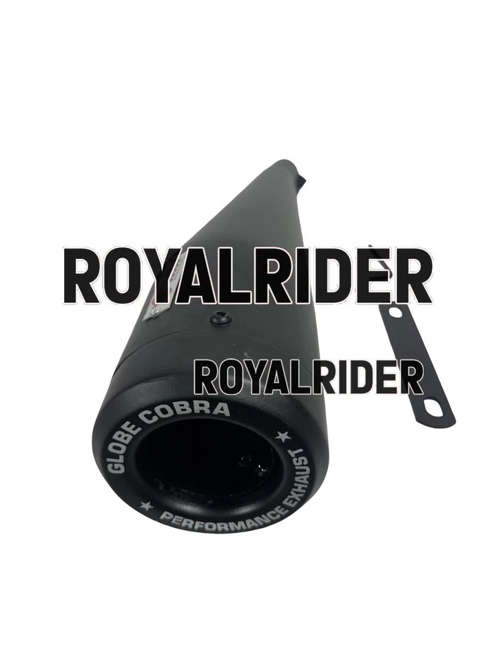 COBRA ЧЕРНЫЙ ВЫХЛОП ПОДХОДИТ ДЛЯ ROYAL ENFIELD HUNTER 350 - Изображение 4 из 4