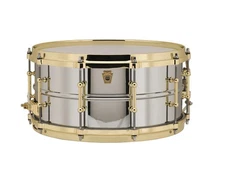 Ludwig Super Ludwig 6.5x14" Chrome over Brass Snare Drum Brass Tube Lugs Dealer