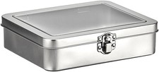 Ranger THoltz Distress Crayon Tin - 5.5" x 6 5/8", Silver