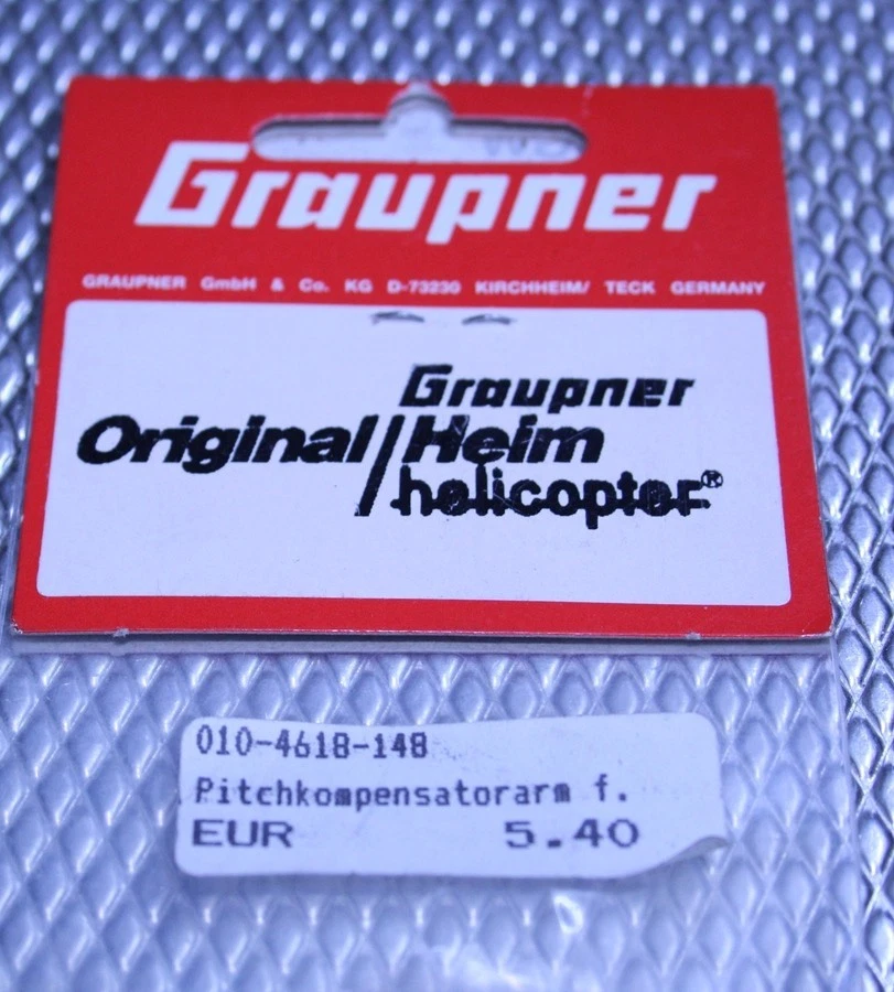 Graupner Heim Pitchkompensator 4818.148 NOS Neu in OVP kostl. Versand - Bild 2 von 2