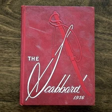 1956 Robert E. Lee High School Montgomery Ala. Scabbard Annual Yearbook 