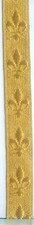 Gold BSA Scout Church Mary Saint Royal Vestment Uniform Fleur De Lis Lace Trim