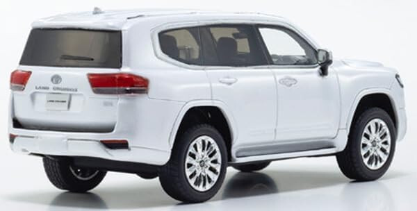 Kyosho 1/43 Toyota Land Cruiser ZX White 6.5×3.4×3.2in