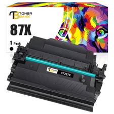1 Toner Fits For HP 87X CF287X LaserJet M527 M527dn M527c M527f M527z M506n x