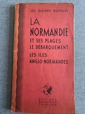 Vintage LES GUIDES ROUGES La Normandie