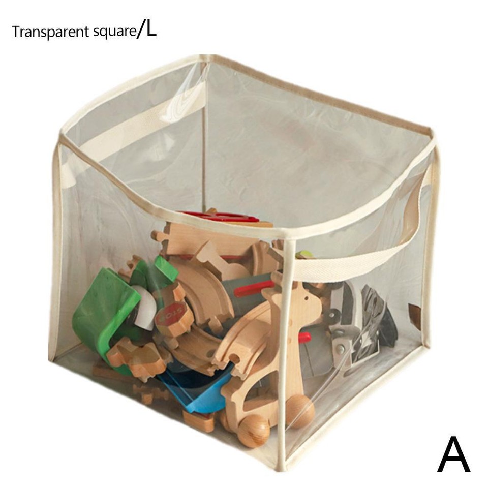 Transparent Toy Storage Bag Shopping Bag Large Toy Storage Reusable