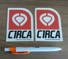 CIRCA FOOTWEAR APPAREL SKATE BMX 2 STICKERS VANS VSW POWELL ELEMENT ETNIES GT