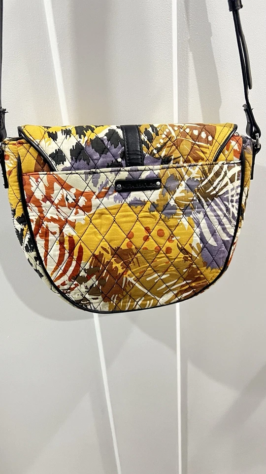 Bolso Bandolera Vera Bradley Acolchado Arte Boho Colorido Bolso Foto 4 de 4