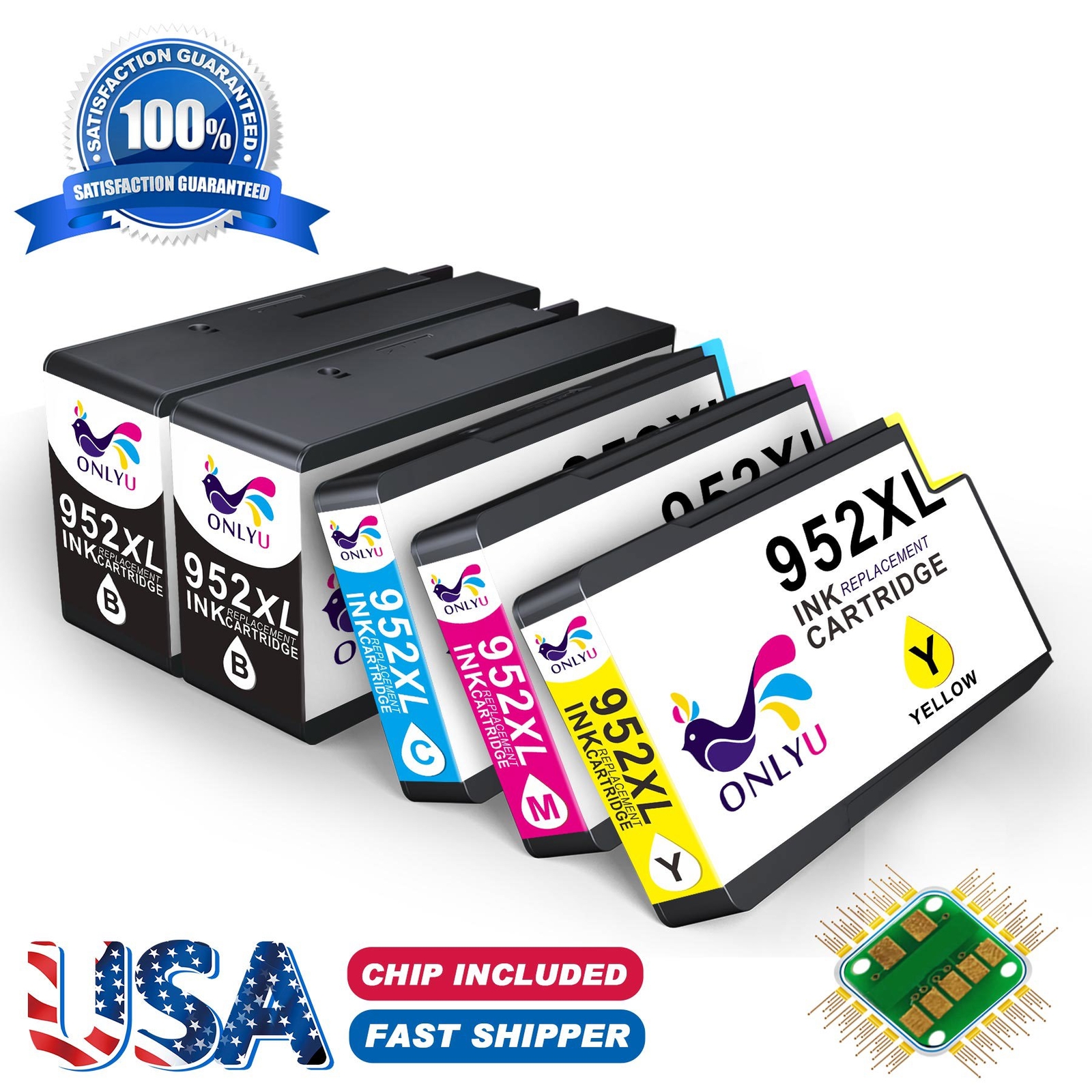 Printer ink Cartridges for HP 952XL Officejet pro 8710 8715 8200 8714 8716 lot-image