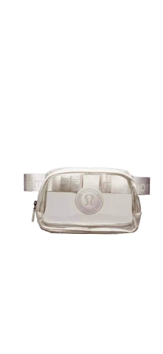 新品未使用ルルレモンBelt Bag LULULEMON White Clear Belt Bag - 1 Lt - AUTHENTIC NEW w