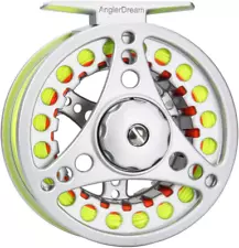 (1/2WT 3/4WT 5/6WT 7/8WT) Fly Reel with Line Combo Aluminum Alloy Large Arbor Fl