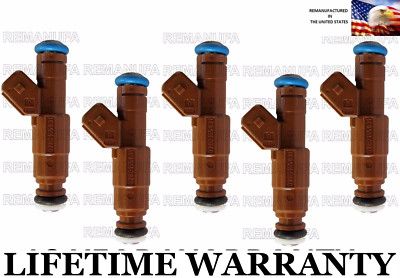 5x Genuine Bosch Fuel Injectors For Volvo V70 S60 S70 S80 C70 XC70 XC90 Turbo 