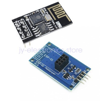 ESP8266 ESP-01S Serial Wi-Fi Wireless Module + ESP-01 Adapter for Arduino