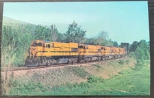 MAINE CENTRAL RAILROAD 407 UNITY LOCOMOTIVE 1976 COLOR POSTCARD NEW