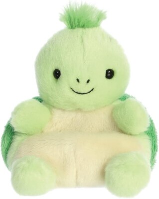 Aurora Tiny Turtle 5'' Palm Pals Weiches Plüschtier Grün Mit Etikett