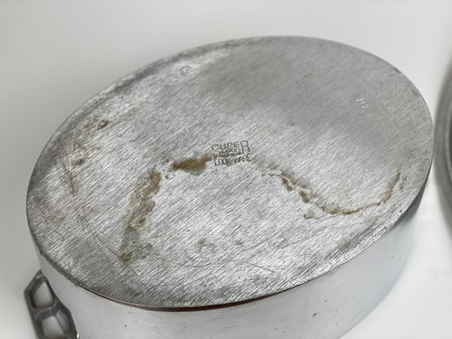 Vintage Super Maid Supreme pentole alluminio ovale tostapane forno olandese arrosto - Foto 6 di 7