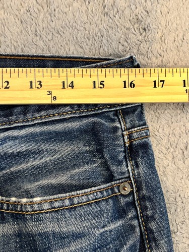 American Eagle Jeans Mens 31x32 (32x32) Loose Fit Blue Dark Wash Denim Casual - Picture 5 of 7