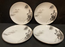 Fukagawa Arita Pattern No. 903 Japan Hand Painted Side Plates 6 3/8  Set of 4
